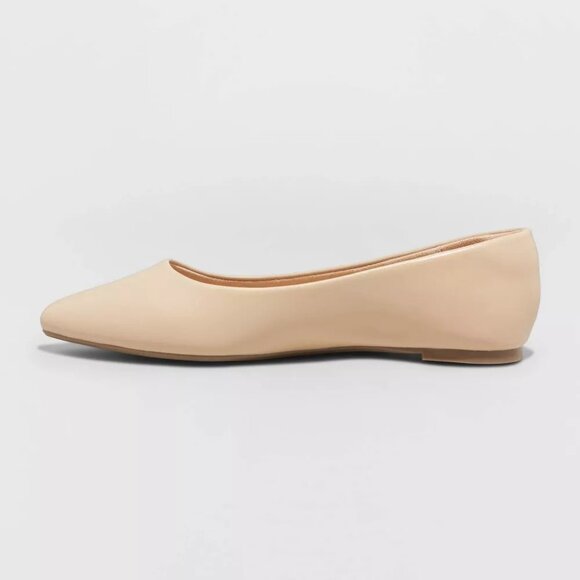 A NEW DAY CORINNA BALLET FLATS MEMORY FOAM INSOLE COLOR TAN - Picture 2 of 4